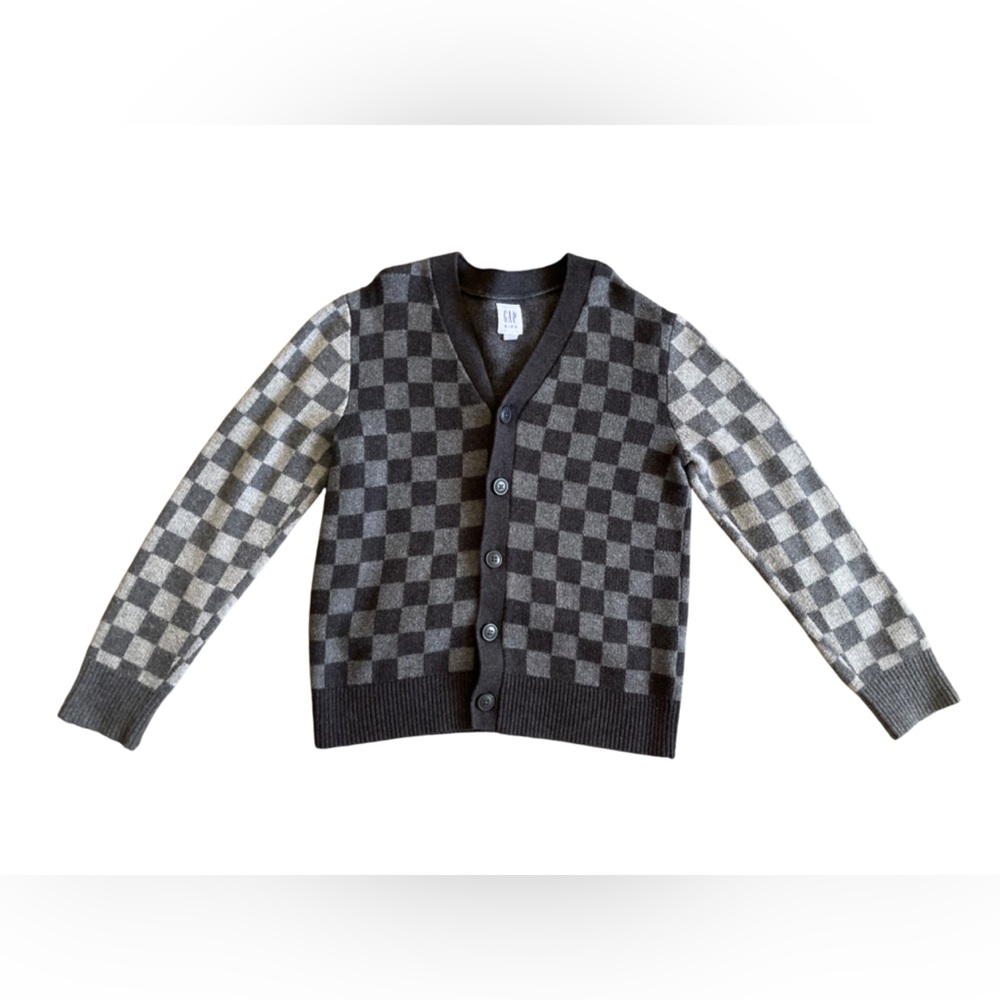 Gap Kids Checkered Cardigan M